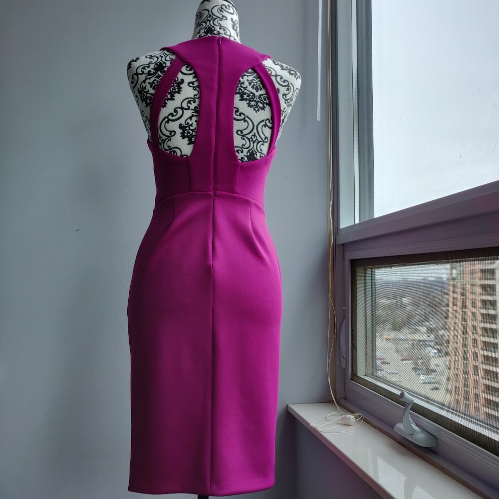 Necessary Objects Plum/Magenta Cocktail Dress